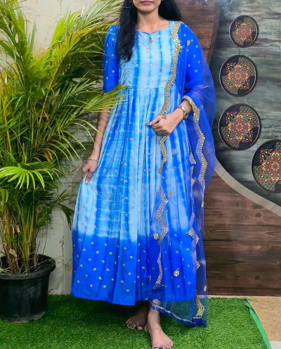 Premium Chiffon Butta Fabric ,price Just