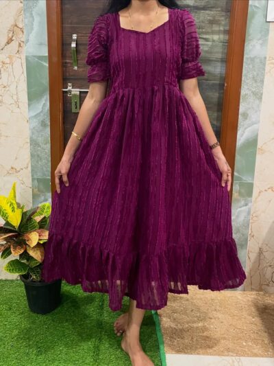 Georgette maxi with lining