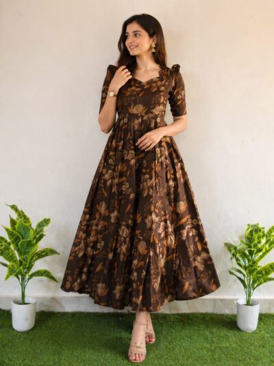 Soft Cotton 2 tier maxi with full cotton lining