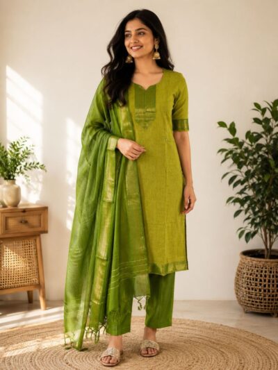 Mangalakiri cotton 3 pcs set